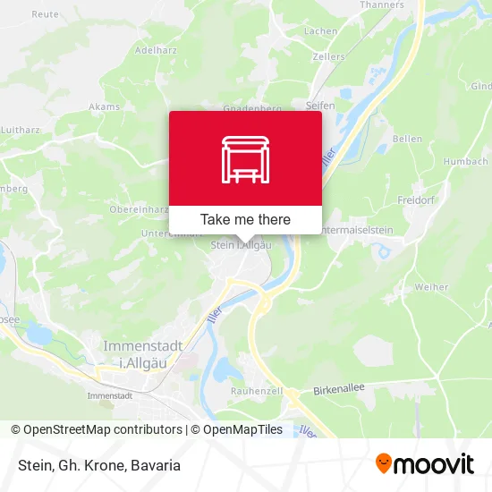 Карта Stein, Gh. Krone