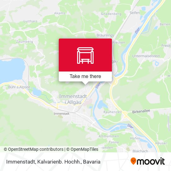 Immenstadt, Kalvarienb. Hochh. map