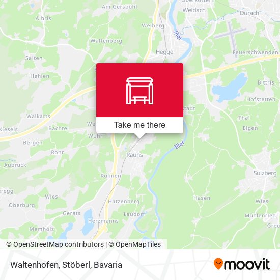 Waltenhofen, Stöberl map