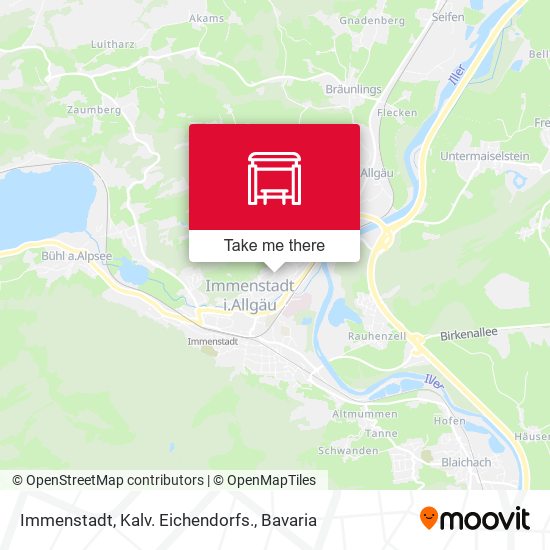 Immenstadt, Kalv. Eichendorfs. map