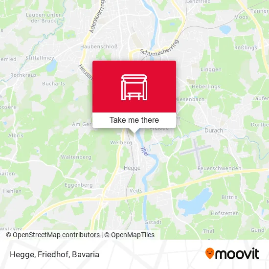 Карта Hegge, Friedhof