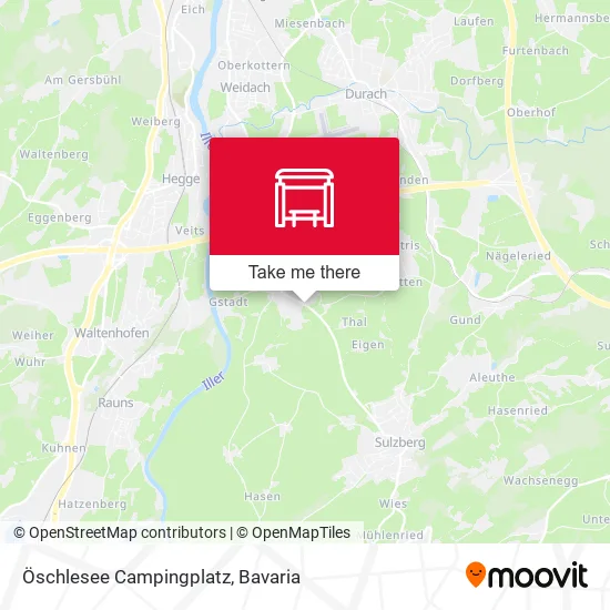 Карта Öschlesee Campingplatz