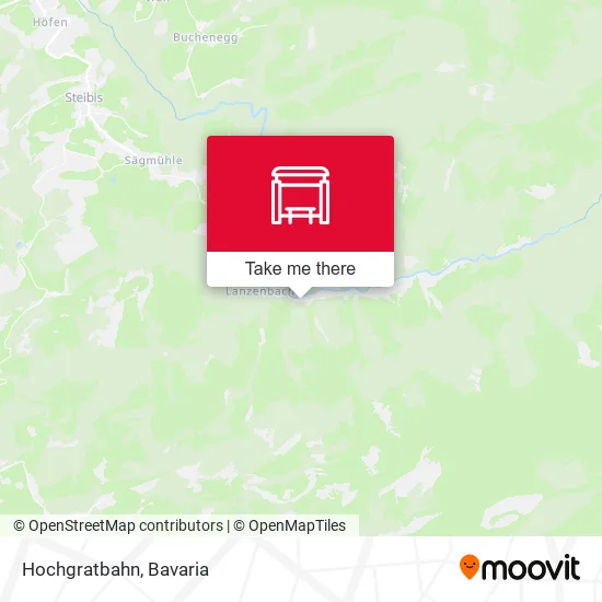 Карта Hochgratbahn