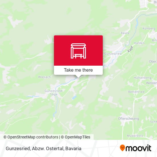 Gunzesried, Abzw. Ostertal map