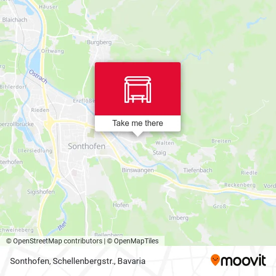 Карта Sonthofen, Schellenbergstr.