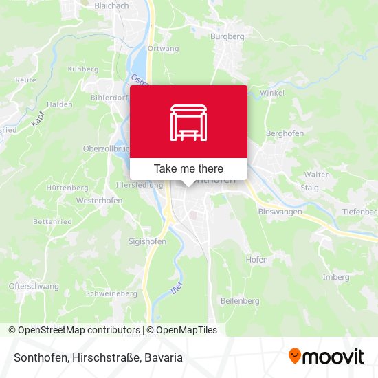 Sonthofen, Hirschstraße map