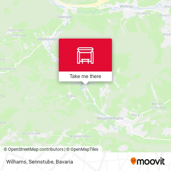 Карта Wilhams, Sennstube