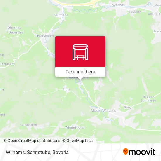 Карта Wilhams, Sennstube