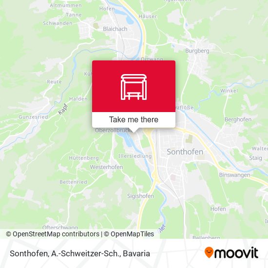 Sonthofen, A.-Schweitzer-Sch. map