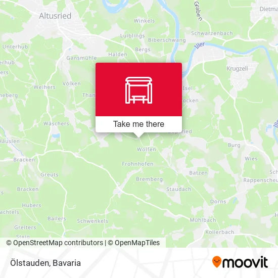 Карта Ölstauden