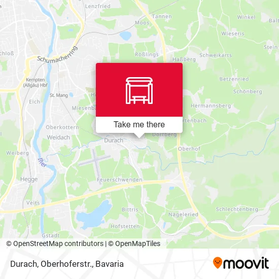 Карта Durach, Oberhoferstr.