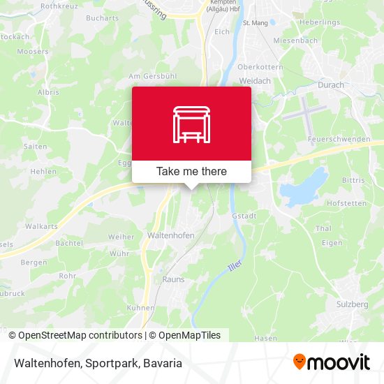 Waltenhofen, Sportpark map