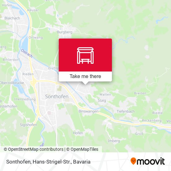 Sonthofen, Hans-Strigel-Str. map