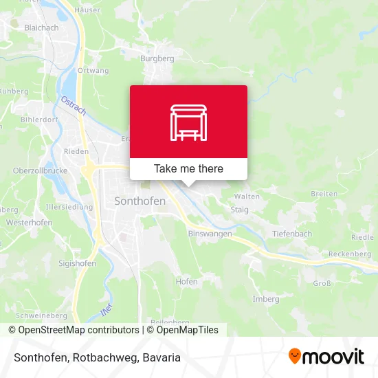 Карта Sonthofen, Rotbachweg