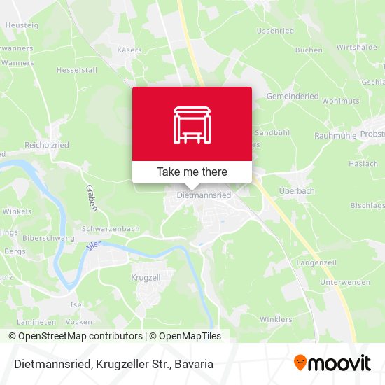 Dietmannsried, Krugzeller Str. map