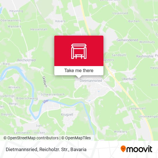 Карта Dietmannsried, Reicholzr. Str.