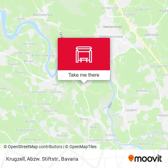 Карта Krugzell, Abzw. Stiftstr.