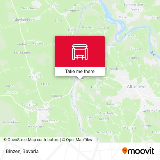 Карта Binzen