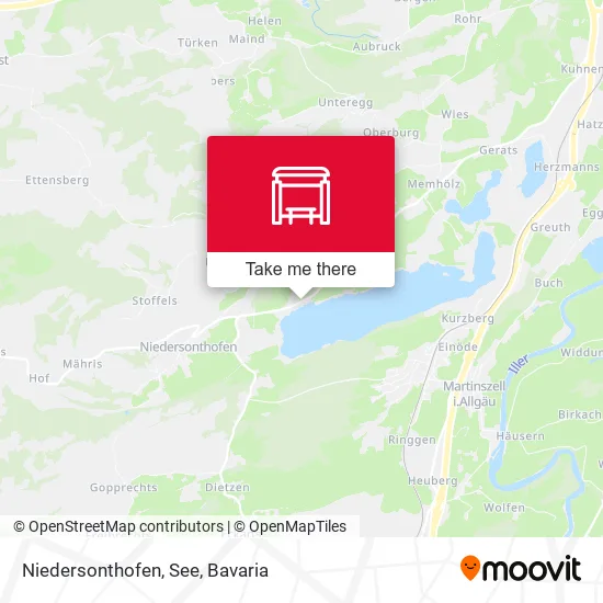Карта Niedersonthofen, See