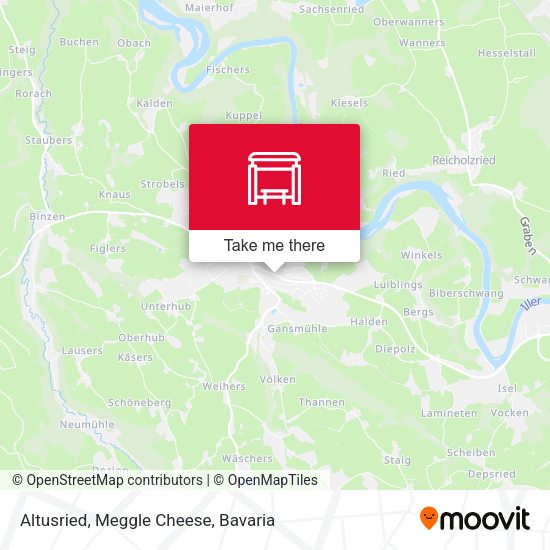 Карта Altusried, Meggle Cheese