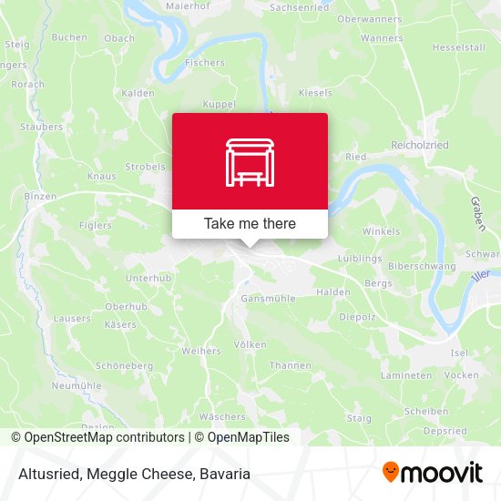 Карта Altusried, Meggle Cheese