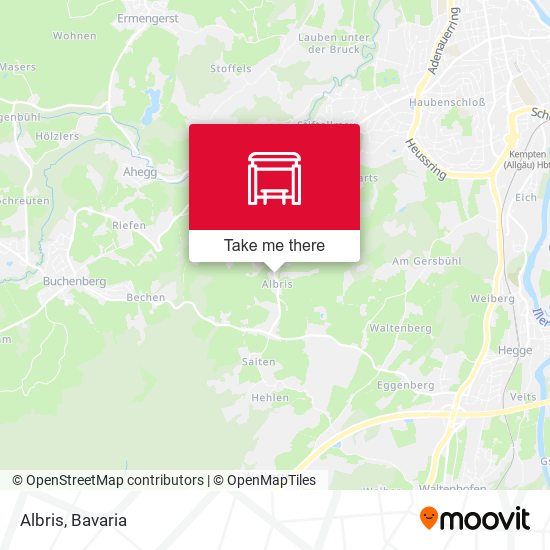 Карта Albris