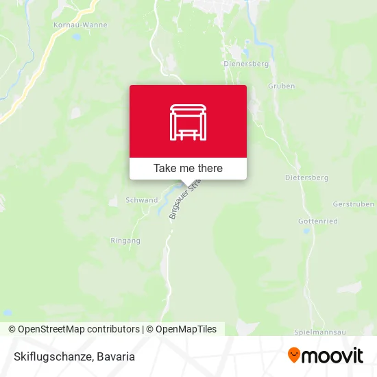 Карта Skiflugschanze