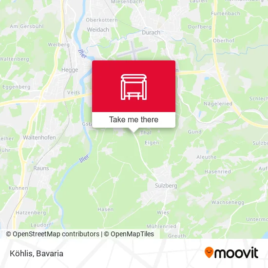 Карта Köhlis