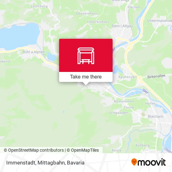 Карта Immenstadt, Mittagbahn
