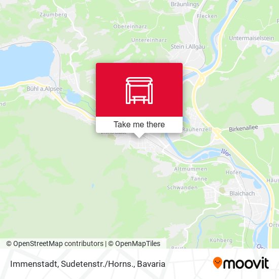 Immenstadt, Sudetenstr./Horns. map