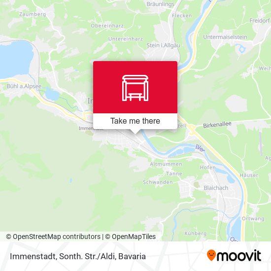Immenstadt, Sonth. Str./Aldi map