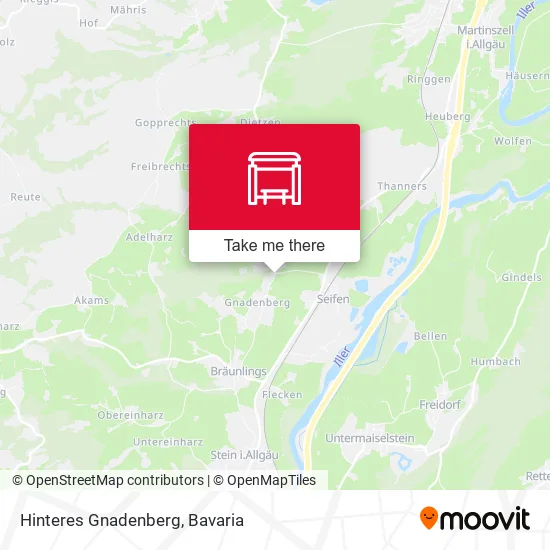 Карта Hinteres Gnadenberg