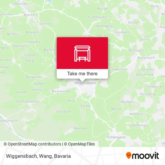 Карта Wiggensbach, Wang