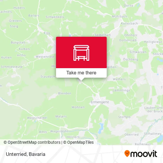 Карта Unterried