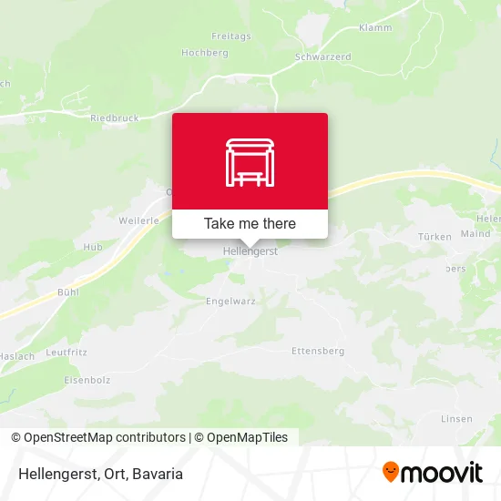Карта Hellengerst, Ort