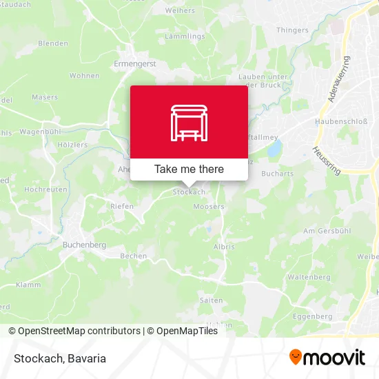 Карта Stockach