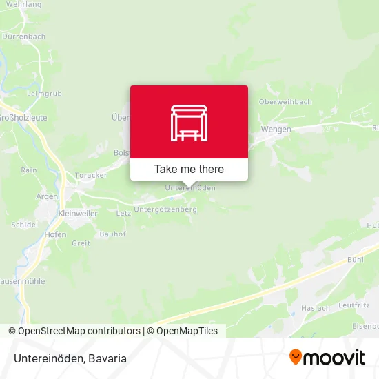 Карта Untereinöden