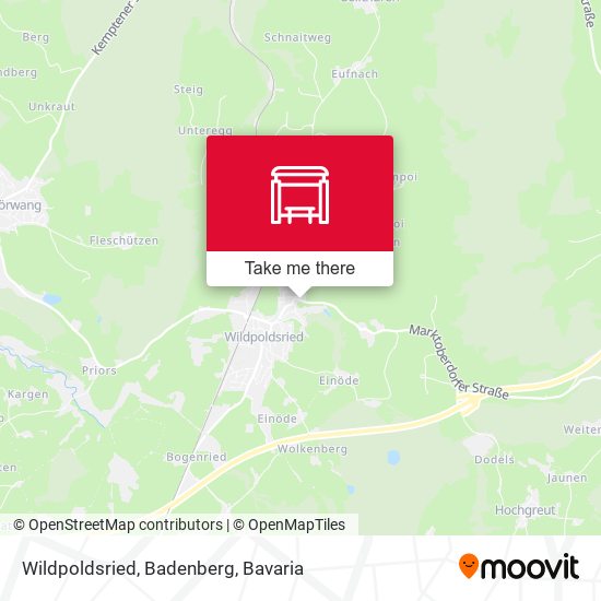 Wildpoldsried, Badenberg map