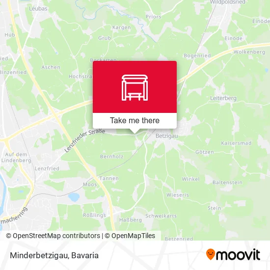 Карта Minderbetzigau