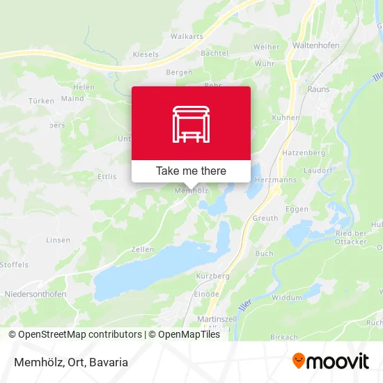 Карта Memhölz, Ort