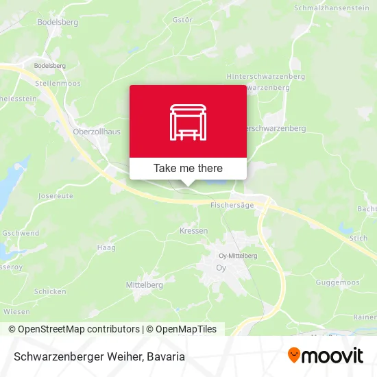 Карта Schwarzenberger Weiher