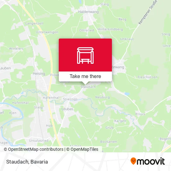 Карта Staudach