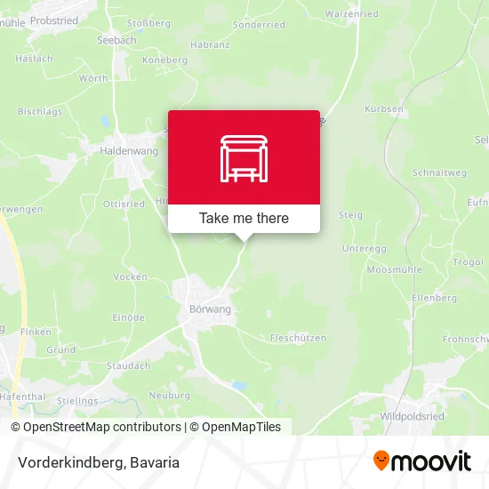 Карта Vorderkindberg