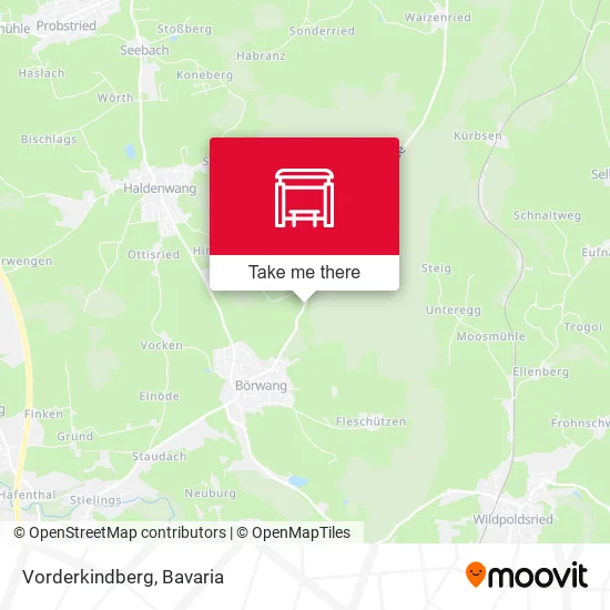 Карта Vorderkindberg