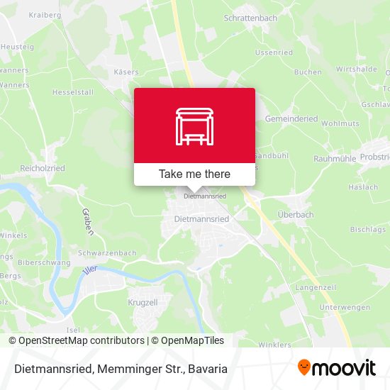 Dietmannsried, Memminger Str. map