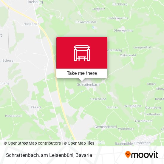 Schrattenbach, am Leisenbühl map