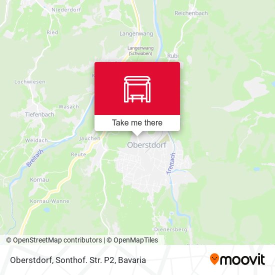 Oberstdorf, Sonthof. Str. P2 map