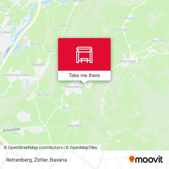 Карта Rettenberg, Zötler