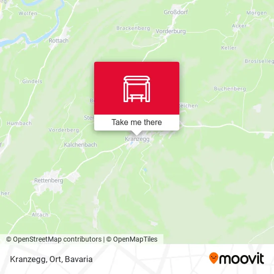 Карта Kranzegg, Ort