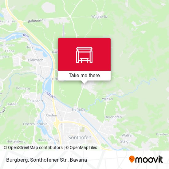 Burgberg, Sonthofener Str. map